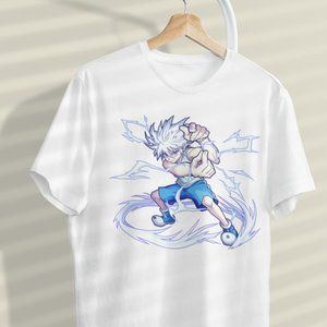 Killhua Hunter X Hunter Lighting Shirt Size Medium